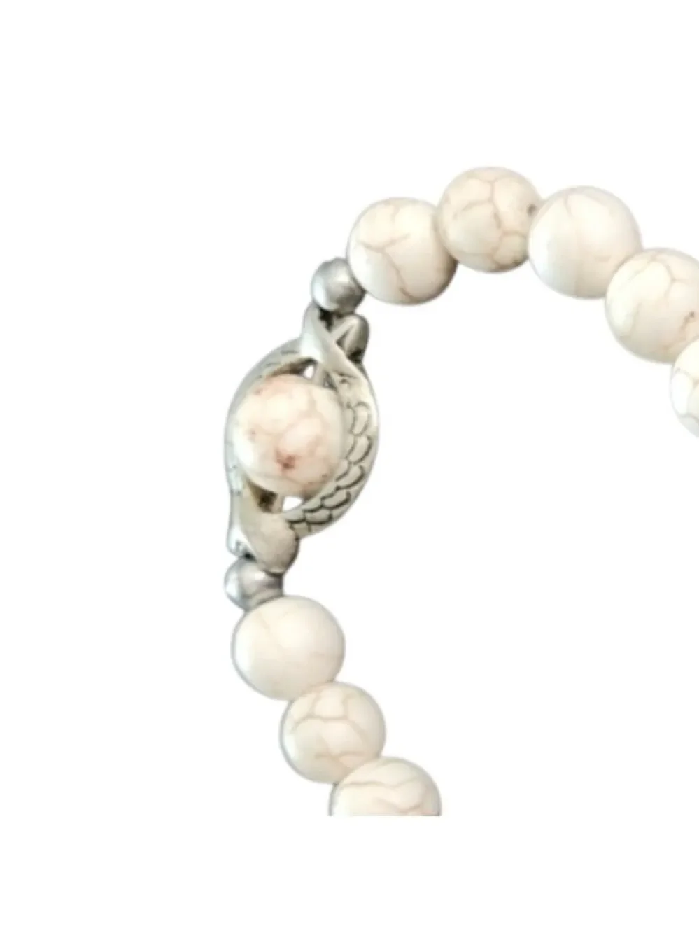 Silvertone Dolphin Charm Bracelet